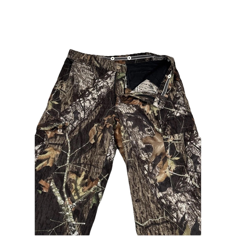 L.L. Bean Pants Mens 36x31 Camo Cargo Polyester‎ Hunting Outdoor Pockets